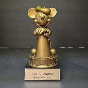 "BestGrandma" Disney Hollywood Studios Mickey Mouse Director Golden Award Trophy